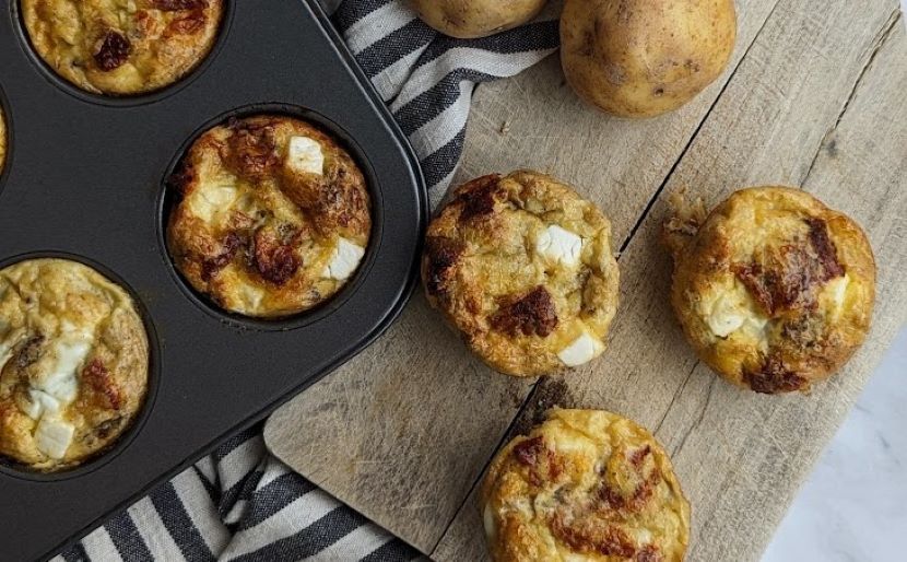 Græske kartoffel-ægge muffins